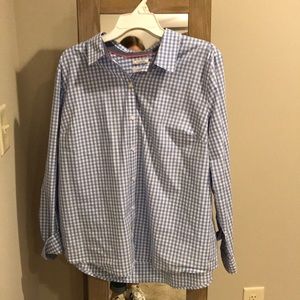 Blue Gingham top